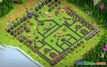CoC Town Hall 15 Base Layouts & Map | Funny & Progress Designs #32714