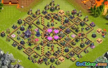 CoC Town Hall 15 Base Layouts & Map | Home, Farming, Trophy #27747