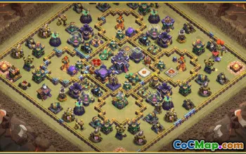 CoC Town Hall 15 Base Layouts & Map | Home, Trophy, Farming #29271