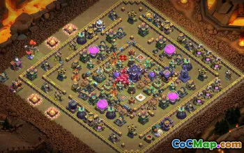 CoC Town Hall 15 Base Layouts & Map | Home, Trophy & Farming Bases #27509