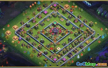 CoC Town Hall 15 Base Layouts & Map - Home Village & Trophy Bases #28797