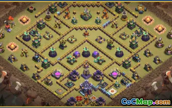CoC Town Hall 15 Base Layouts & Map | Home, War, Link #28770