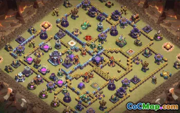CoC Town Hall 15 Base Layouts & Map | Home, War, Trophy #33597