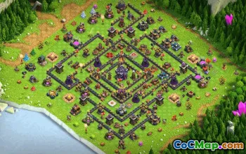 CoC Town Hall 15 Base Layouts & Map | Home, War & Trophy Bases #32919