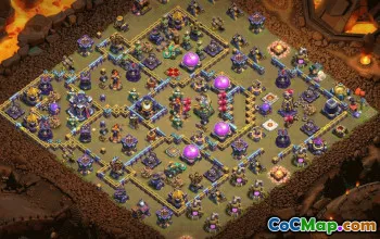 CoC Town Hall 15 Base Layouts & Map | Home, War, Trophy, Farming #32191