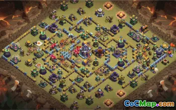 CoC Town Hall 15 Base Layouts & Map Ideas | Copy & Choose #30940