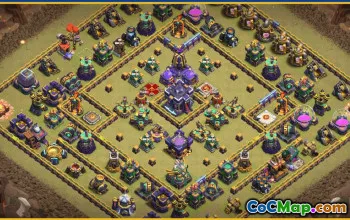 CoC Town Hall 15 Base Layouts & Map Links | Home, Trophy & Farming #28611