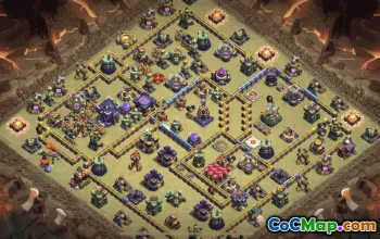 CoC Town Hall 15 Base Layouts & Map Links | Home, Trophy, War #31351