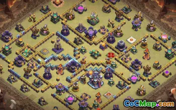 CoC Town Hall 15 Base Layouts & Map Links | Home, Trophy, War #32681