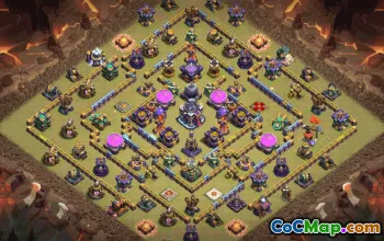 CoC Town Hall 15 Base Layouts & Map Links | Home, Trophy, War #32847