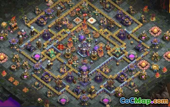 CoC Town Hall 15 Base Layouts & Map Links | Home, Trophy, War #33452