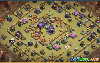 CoC Town Hall 15 Base Layouts & Map Links | Home Village & Trophy Bases #29367