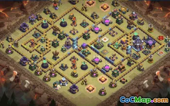 CoC Town Hall 15 Base Layouts & Map Links | Home Village & War Bases #31795