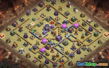 CoC Town Hall 15 Base Layouts & Map Links | Home Village, War, Trophy #32771