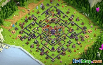 CoC Town Hall 15 Base Layouts & Map Links | Home Village, War & Trophy Bases #33806