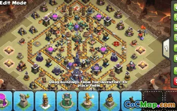 CoC Town Hall 15 Base Layouts & Map Links | Home & War Bases #31543
