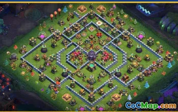 CoC Town Hall 15 Base Layouts & Map Links | Home, War, Trophy #27605