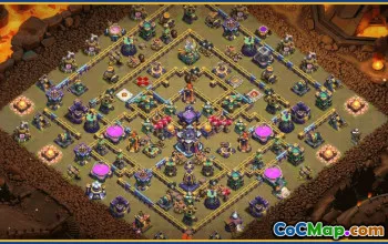 CoC Town Hall 15 Base Layouts & Map Links | Home, War, Trophy #30168