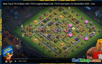 CoC Town Hall 15 Base Layouts & Map Links | Home, War, Trophy #30571