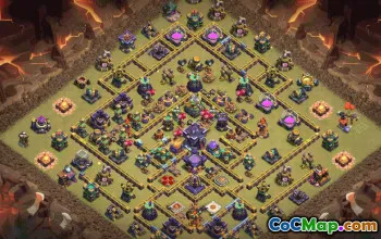 CoC Town Hall 15 Base Layouts & Map Links | Home, War, Trophy #32943