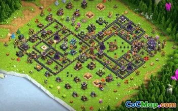 CoC Town Hall 15 Base Layouts & Map Links | Home, War, Trophy #33272