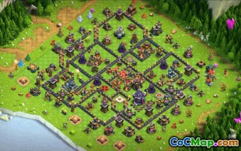 CoC Town Hall 15 Base Layouts & Map Links | Home, War, Trophy #33947