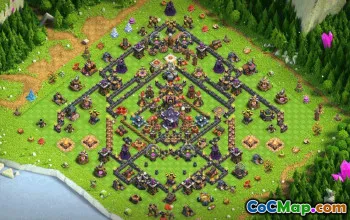 CoC Town Hall 15 Base Layouts & Map Links | Home, War & Trophy Bases #31314