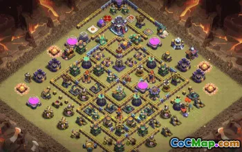 CoC Town Hall 15 Base Layouts & Map Links | Home, War & Trophy Bases #31720