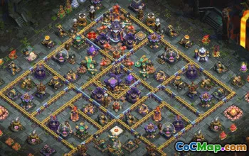 CoC Town Hall 15 Base Layouts & Map Links | Home, War & Trophy Bases #32809