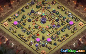 CoC Town Hall 15 Base Layouts & Map Links | Trophy & Home Village #27229