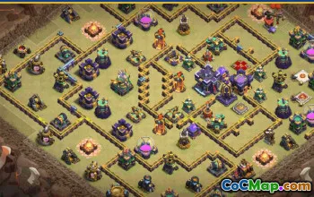 CoC Town Hall 15 Base Layouts & Map Links | Trophy & War Bases #28526