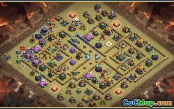 CoC Town Hall 15 Base Layouts & Map Links | Trophy & War Bases #30425