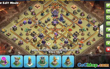 CoC Town Hall 15 Base Layouts & Map Links | Trophy & War Bases #30725