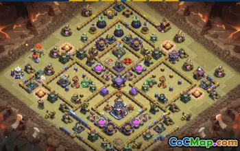 CoC Town Hall 15 Base Layouts & Map Links | Trophy & War Bases #30825