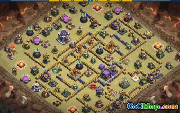 CoC Town Hall 15 Base Layouts & Map Links | Trophy & War Bases #30899