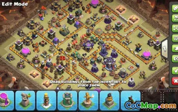 CoC Town Hall 15 Base Layouts & Map Links | Trophy & War Bases #30923
