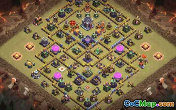CoC Town Hall 15 Base Layouts & Map Links | Trophy & War Bases #31114
