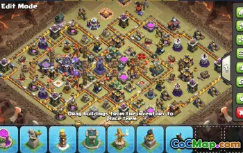 CoC Town Hall 15 Base Layouts & Map Links | Trophy & War Bases #31366