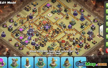 CoC Town Hall 15 Base Layouts & Map Links | Trophy & War Bases #31377