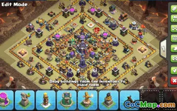 CoC Town Hall 15 Base Layouts & Map Links | Trophy & War Bases #31537