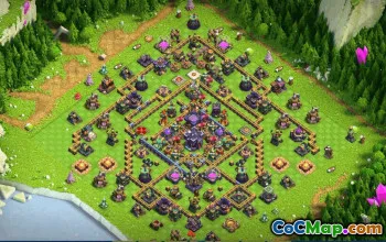 CoC Town Hall 15 Base Layouts & Map Links | Trophy & War Bases #31563