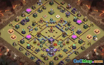 CoC Town Hall 15 Base Layouts & Map Links | Trophy & War Bases #31717