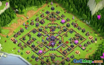 CoC Town Hall 15 Base Layouts & Map Links | Trophy & War Bases #32381
