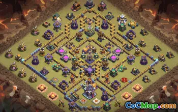 CoC Town Hall 15 Base Layouts & Map Links | Trophy & War Bases #32587