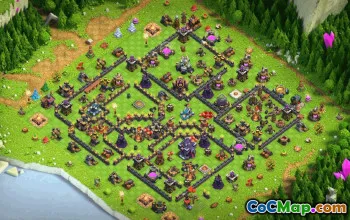 CoC Town Hall 15 Base Layouts & Map Links | Trophy & War Bases #32593