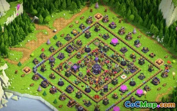 CoC Town Hall 15 Base Layouts & Map Links | Trophy & War Bases #32603