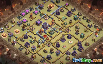 CoC Town Hall 15 Base Layouts & Map Links | Trophy & War Bases #32686