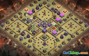 CoC Town Hall 15 Base Layouts & Map Links | Trophy & War Bases #32832