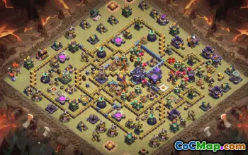CoC Town Hall 15 Base Layouts & Map Links | Trophy & War Bases #33040
