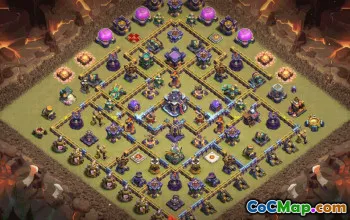 CoC Town Hall 15 Base Layouts & Map Links | Trophy & War Bases #33263